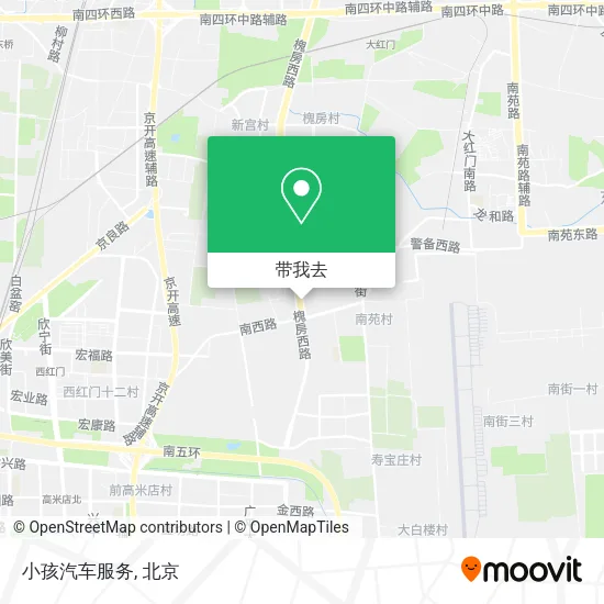 小孩汽车服务地图