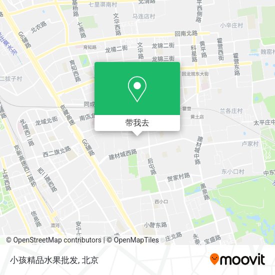 小孩精品水果批发地图