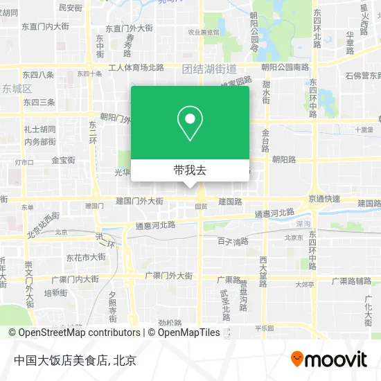 中国大饭店美食店地图