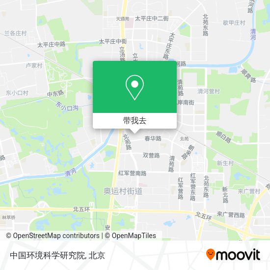 中国环境科学研究院地图