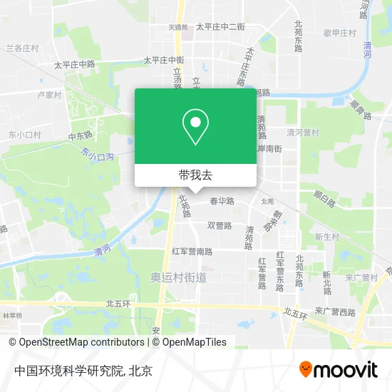 中国环境科学研究院地图