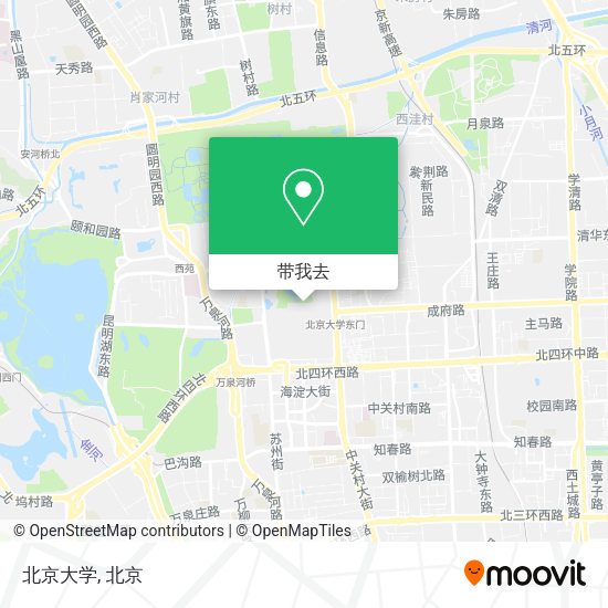 北京大学地图