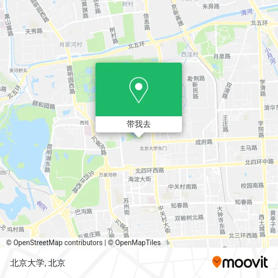 北京大学地图