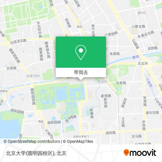 北京大学(圆明园校区)地图