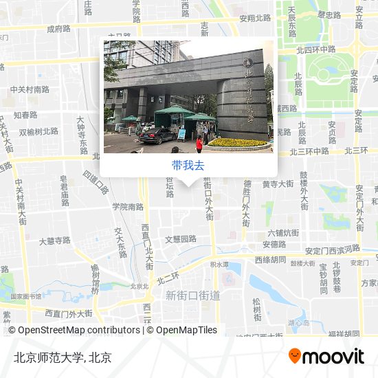 北京师范大学地图
