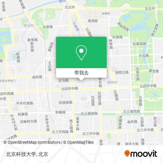 北京科技大学地图