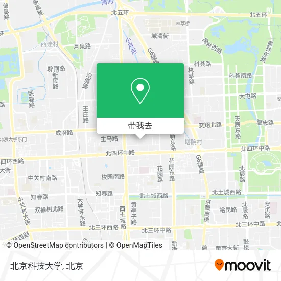 北京科技大学地图
