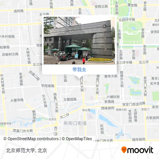 北京师范大学地图