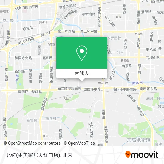 北铸(集美家居大红门店)地图