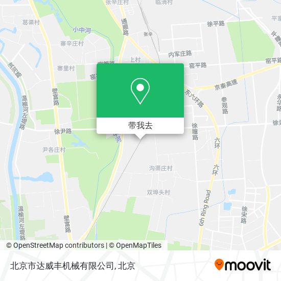 北京市达威丰机械有限公司地图