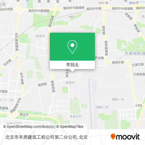 北京市丰房建筑工程公司第二分公司地图