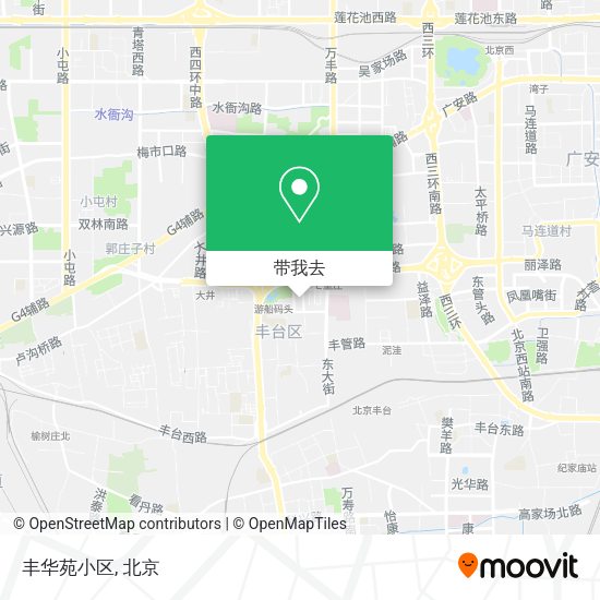丰华苑小区地图