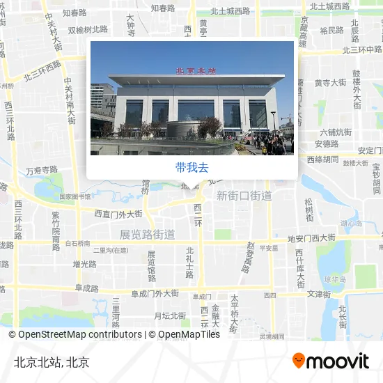 北京北站地图