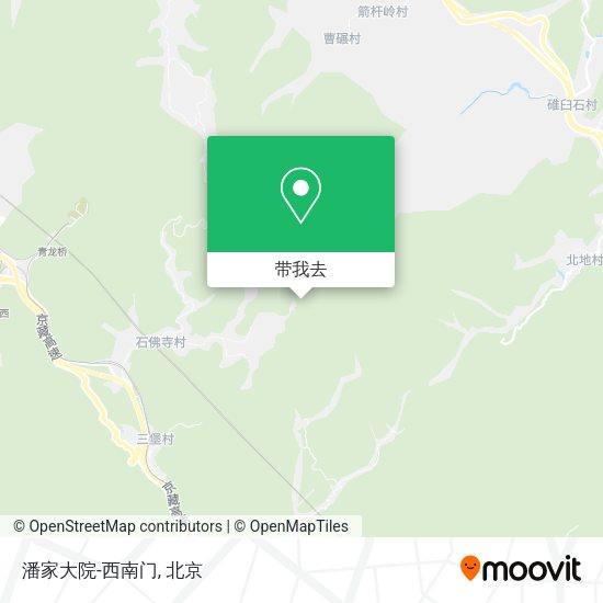 潘家大院-西南门地图