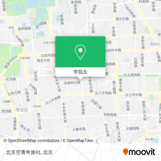 北京空青年旅社地图