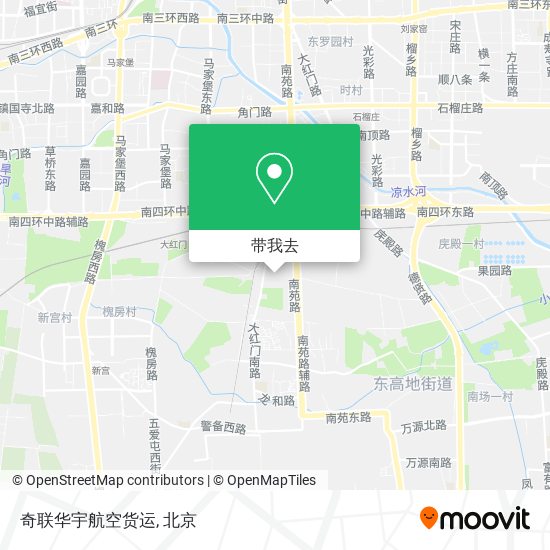 奇联华宇航空货运地图