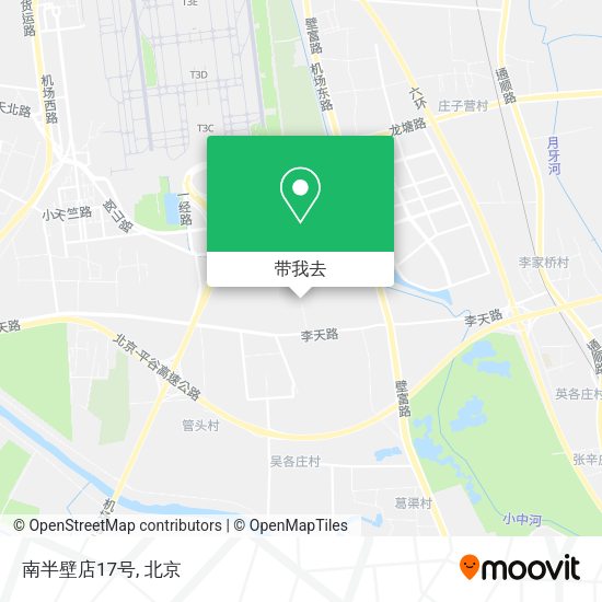 南半壁店17号地图