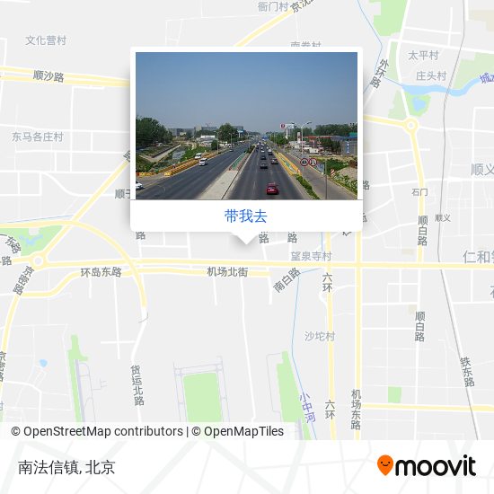 南法信镇地图