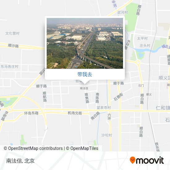南法信地图