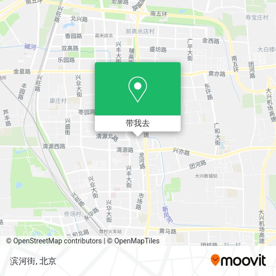 滨河街地图