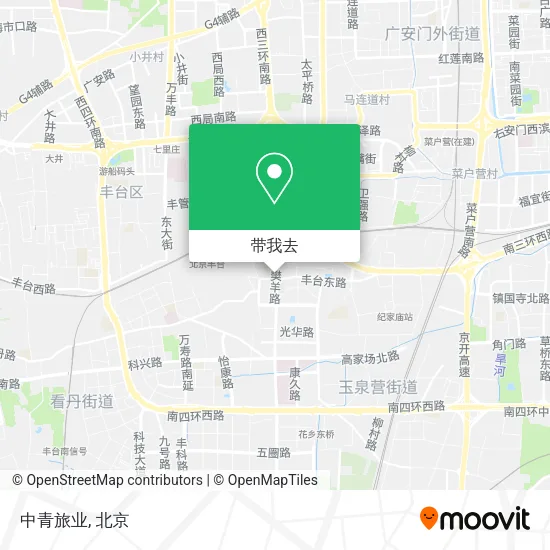 中青旅业地图