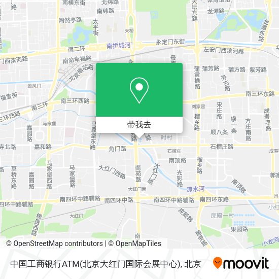 中国工商银行ATM(北京大红门国际会展中心)地图