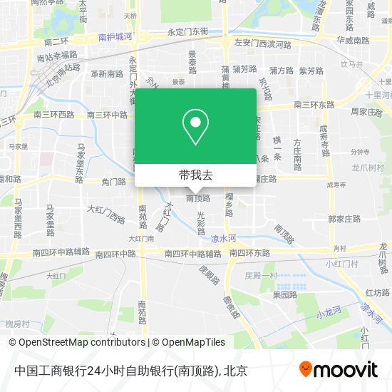 中国工商银行24小时自助银行(南顶路)地图