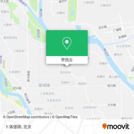 卜落垡路地图