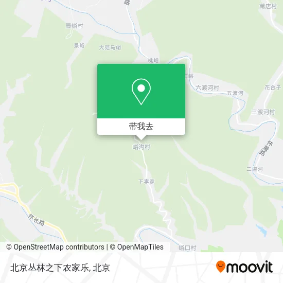 北京丛林之下农家乐地图