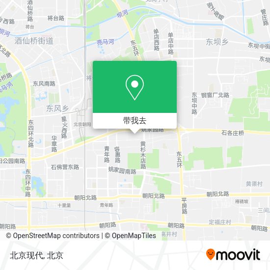 北京现代地图