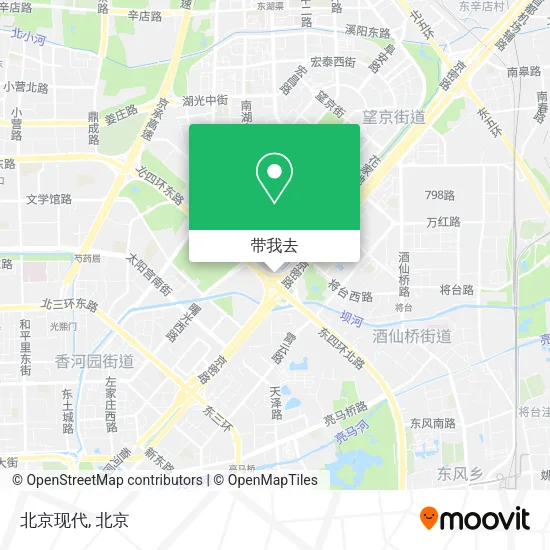 北京现代地图