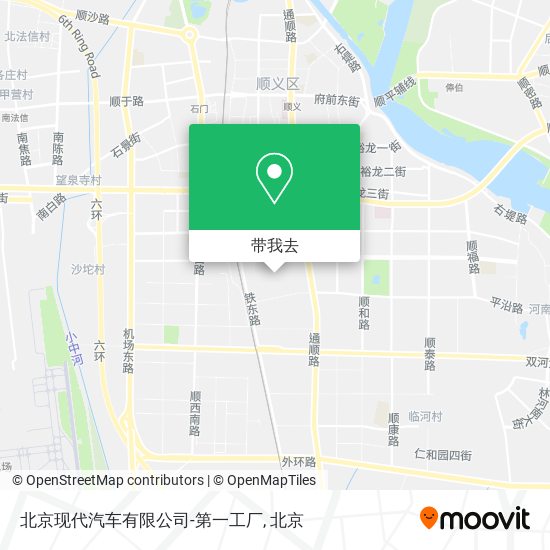 北京现代汽车有限公司-第一工厂地图