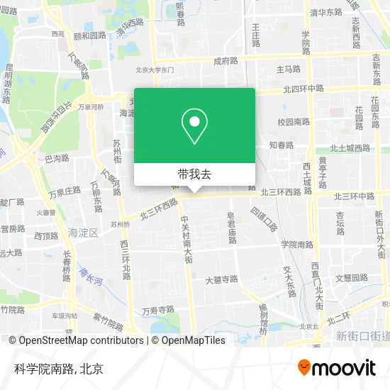 科学院南路地图