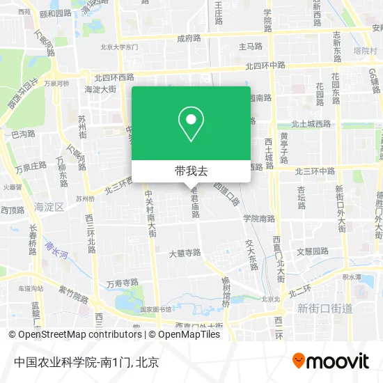 中国农业科学院-南1门地图