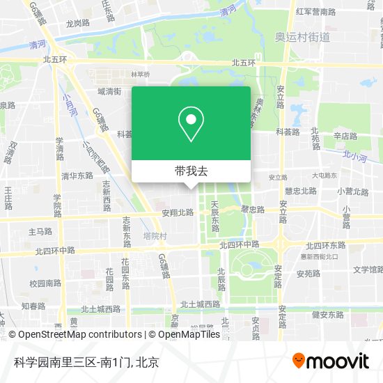 科学园南里三区-南1门地图