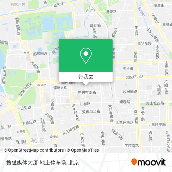 搜狐媒体大厦-地上停车场地图