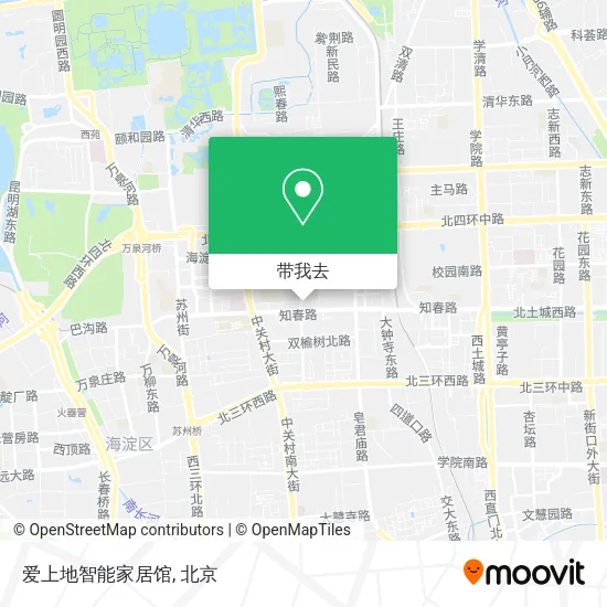 爱上地智能家居馆地图