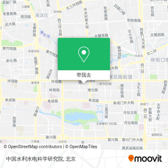 中国水利水电科学研究院地图