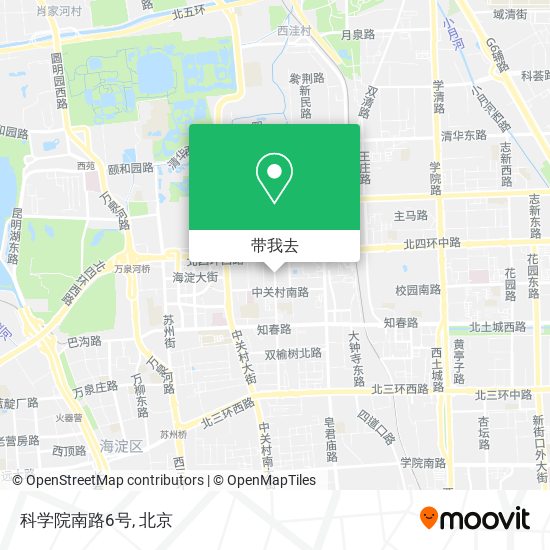 科学院南路6号地图