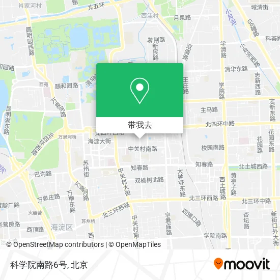 科学院南路6号地图