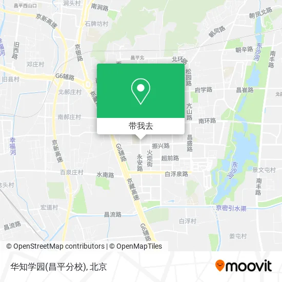 华知学园(昌平分校)地图