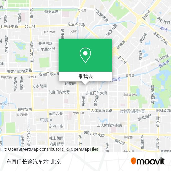 东直门长途汽车站地图