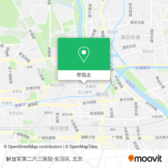 解放军第二六三医院-生活区地图
