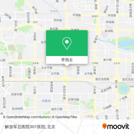 解放军总医院301医院地图
