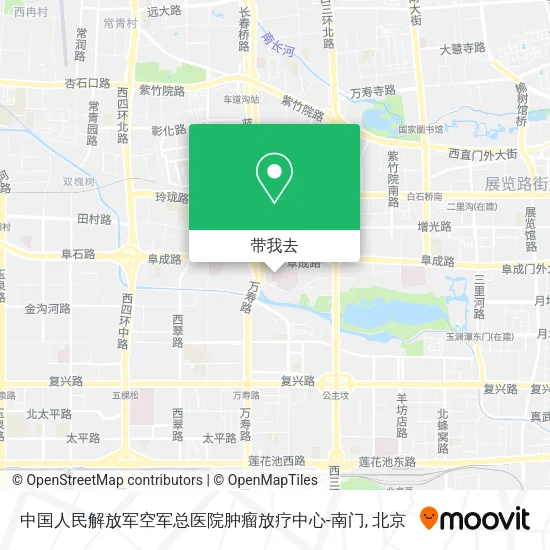 中国人民解放军空军总医院肿瘤放疗中心-南门地图