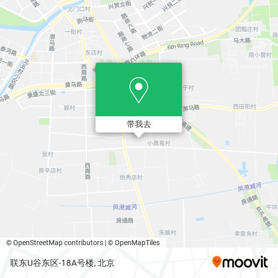 联东U谷东区-18A号楼地图