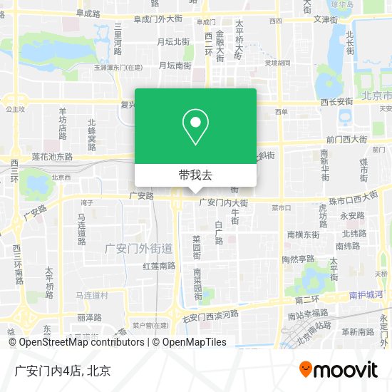 广安门内4店地图