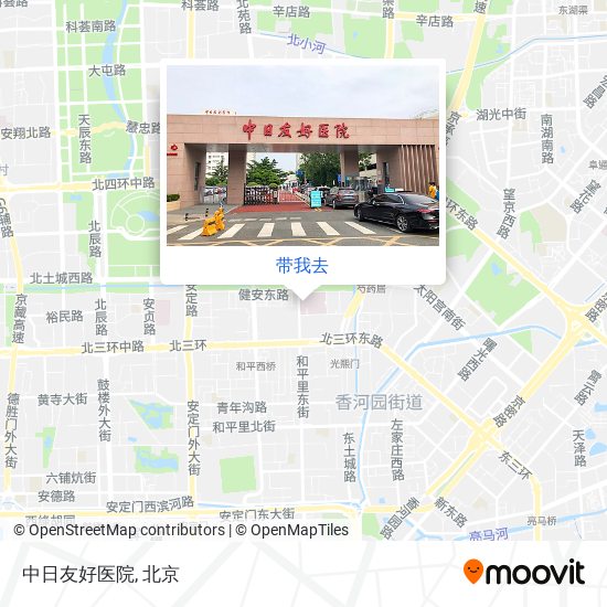 中日友好医院地图