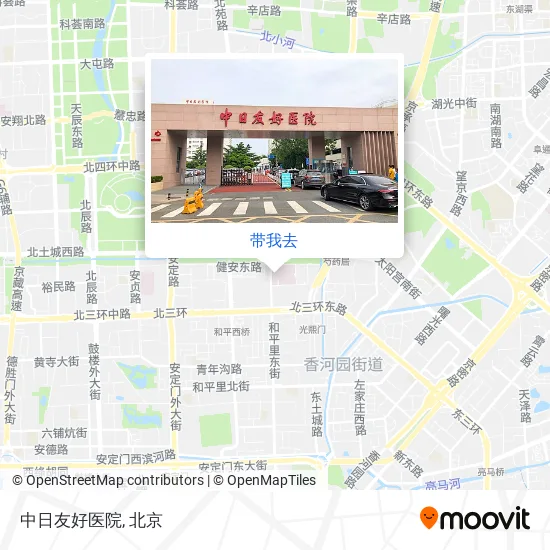 中日友好医院地图