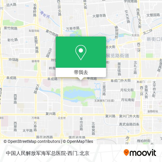 中国人民解放军海军总医院-西门地图